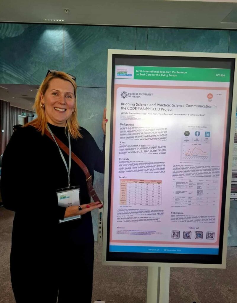 Presenting Poster on Bridging Science and Practice