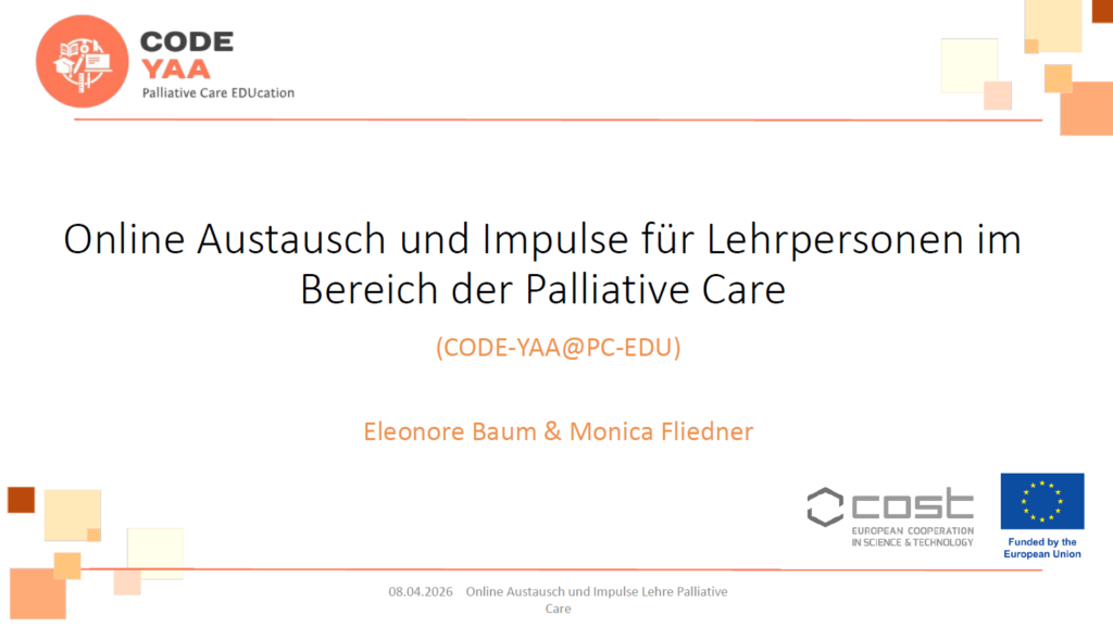 CODE-YAA Exchange Brings Together Palliative Care Education Providers from German-Speaking Switzerland