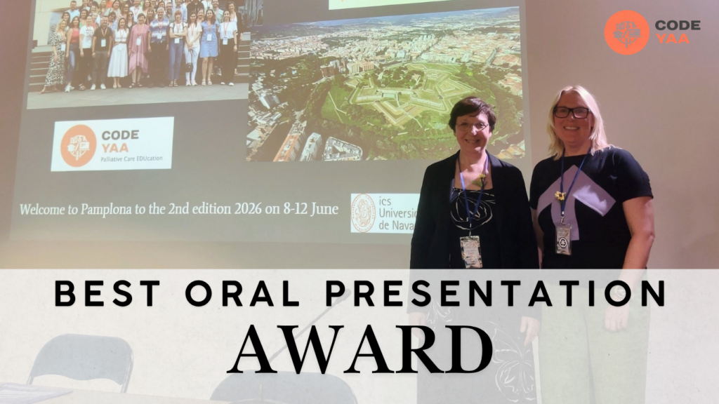 Vilma Tripodoro Receives Best Oral Presentation Award at the Best Care for the Dying Person Summer School