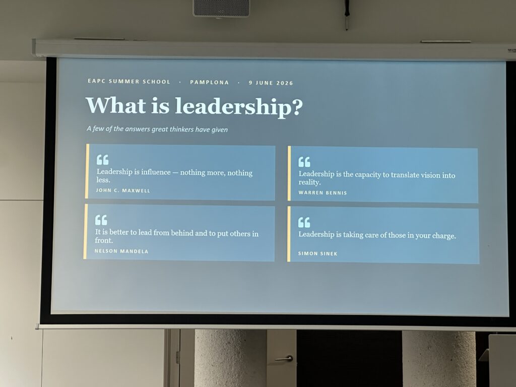 Summer School 2026 – Workshop L4: Leading with Purpose: Navigating Real-Worlds Challenges in Palliative Care