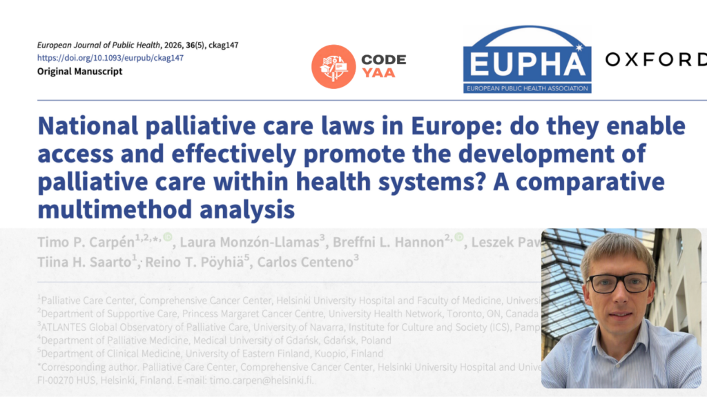 National palliative care laws in Europe